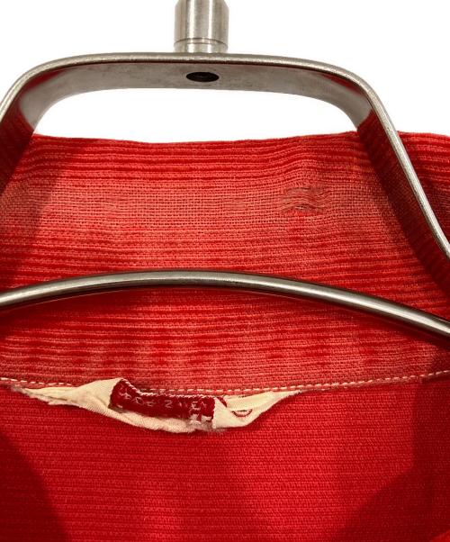 SEAWANEE（セワニー）SEAWANEE (セワニー) ヴィンテージコーズ開襟シャツ レッド サイズ:Lの古着・服飾アイテム