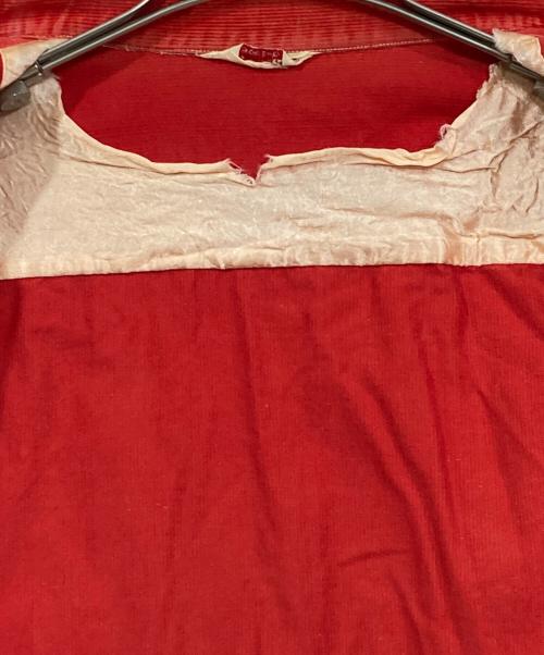 SEAWANEE（セワニー）SEAWANEE (セワニー) ヴィンテージコーズ開襟シャツ レッド サイズ:Lの古着・服飾アイテム