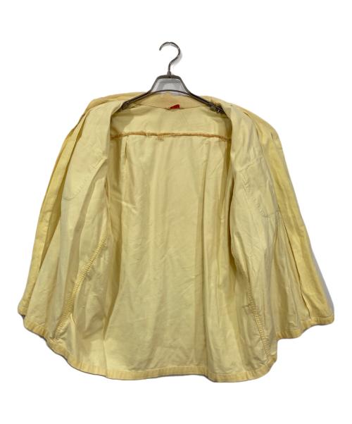 Pilgrim（ピルグリム）Pilgrim (ピルグリム) ヴィンテージコーズ開襟シャツ イエロー サイズ:Lの古着・服飾アイテム