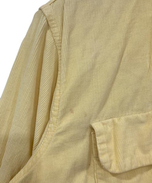 Pilgrim（ピルグリム）Pilgrim (ピルグリム) ヴィンテージコーズ開襟シャツ イエロー サイズ:Lの古着・服飾アイテム