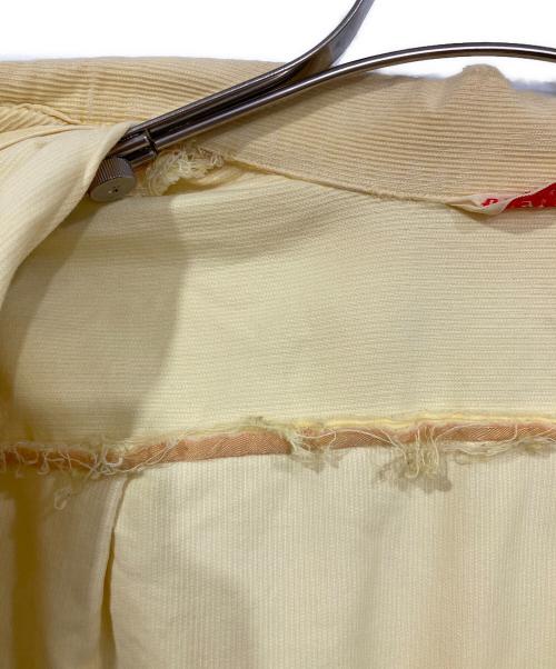 Pilgrim（ピルグリム）Pilgrim (ピルグリム) ヴィンテージコーズ開襟シャツ イエロー サイズ:Lの古着・服飾アイテム