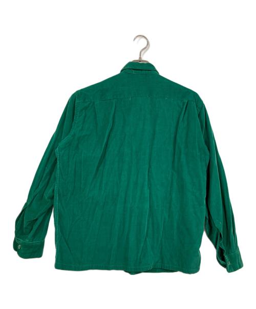 TOWN CRAFT（タウンクラフト）TOWN CRAFT (タウンクラフト) ヴィンテージコーズ開襟シャツ グリーン サイズ:Lの古着・服飾アイテム