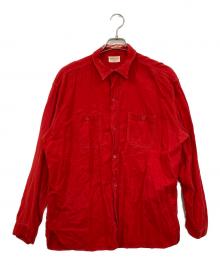 WINTER KING（ウィンターキング）の古着「ヴィンテージフランネルシャツ」｜レッド