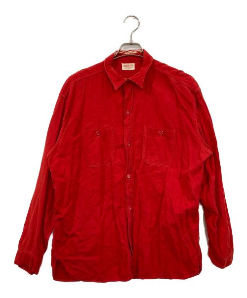 WINTER KING（ウィンターキング）WINTER KING (ウィンターキング) ヴィンテージフランネルシャツ レッド サイズ:ーの古着・服飾アイテム