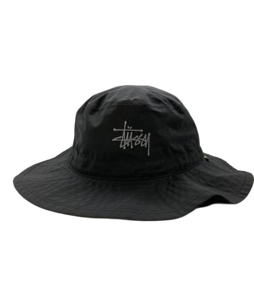 stussy（ステューシー）stussy (ステューシー) ストーム シェル ソリッドハット ブラックの古着・服飾アイテム