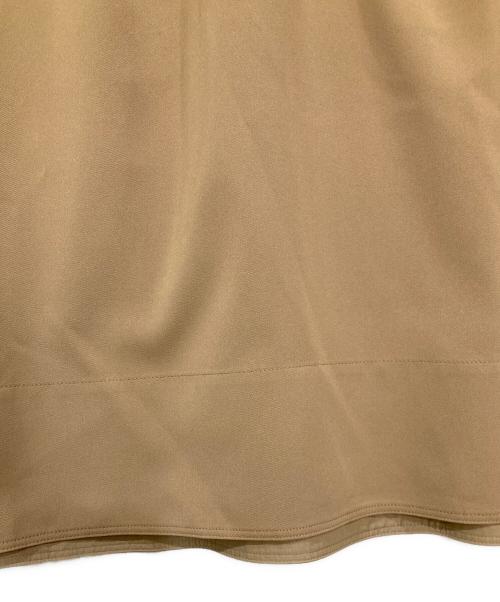 BALLSEY（ボールジィ）BALLSEY (ボールジィ) 2-wayストレッチ タイ付きスタンドカラーブラウス ブラウン サイズ:36の古着・服飾アイテム