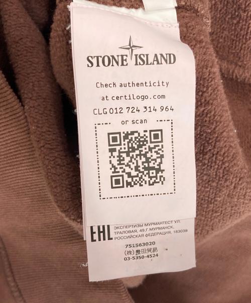 STONE ISLAND（ストーンアイランド）STONE ISLAND (ストーンアイランド) 21AW クルーネックスウェット ブラウン サイズ:Sの古着・服飾アイテム