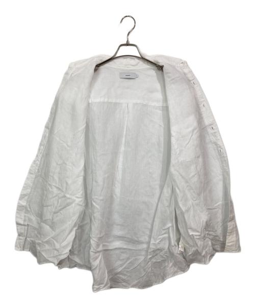 Graphpaper（グラフペーパー）Graphpaper (グラフペーパー) 長袖リネンシャツ ホワイト サイズ:FREEの古着・服飾アイテム