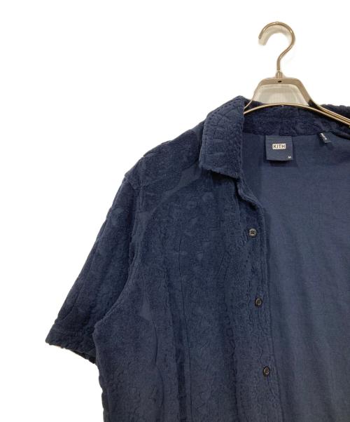 KITH（キス）KITH (キス) 23SS thompson camp collar shirts ネイビー サイズ:Ⅿの古着・服飾アイテム