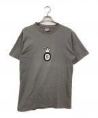 stussyステューシー）の古着「90'sクラウンSロゴプリントTシャツ」｜グレー