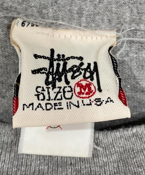 stussy（ステューシー）stussy (ステューシー) 90'sシャドーマンTシャツ グレー サイズ:Ⅿの古着・服飾アイテム