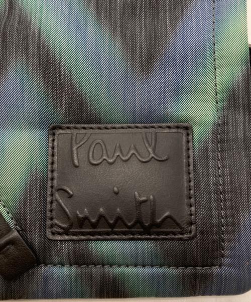 PAUL SMITH（ポールスミス）Paul Smith (ポールスミス) Zig Zag Bag ブルー×グリーンの古着・服飾アイテム