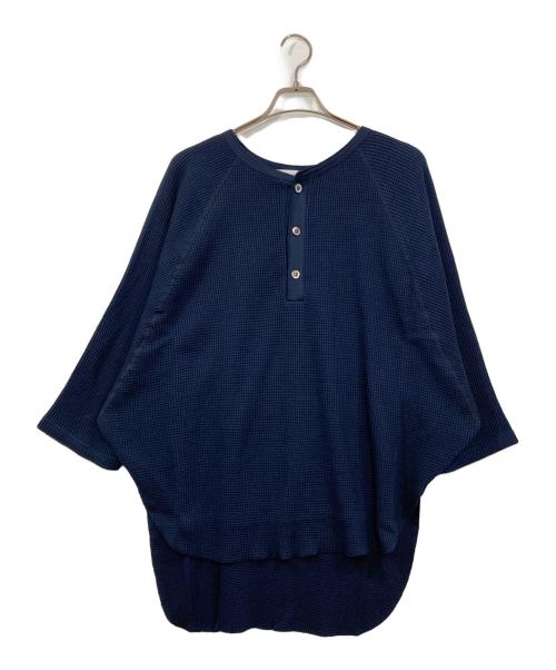 Americana（アメリカーナ）Americana (アメリカーナ) Thermal relax T ネイビー サイズ:FREEの古着・服飾アイテム