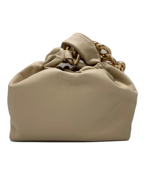 DEMELLIER（デメリエー）DEMELLIER (デメリエー) hand bag with chain ベージュ 未使用品の古着・服飾アイテム