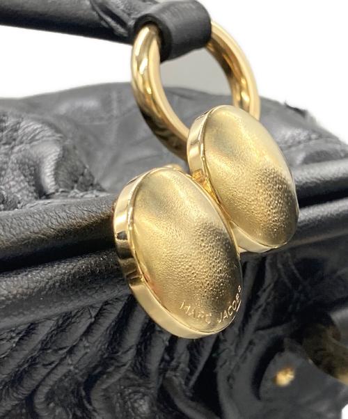 MARC JACOBS（マークジェイコブズ）MARC JACOBS (マークジェイコブス) がま口キルティングボストンバッグ ブラックの古着・服飾アイテム