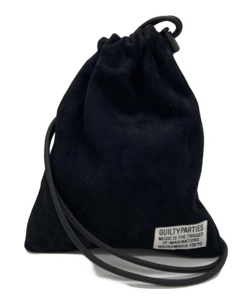 WACKO MARIA（ワコマリア）WACKO MARIA (ワコマリア) VELVET SHOULDER POUCH ブラックの古着・服飾アイテム