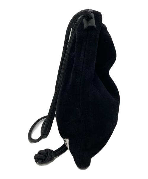 WACKO MARIA（ワコマリア）WACKO MARIA (ワコマリア) VELVET SHOULDER POUCH ブラックの古着・服飾アイテム