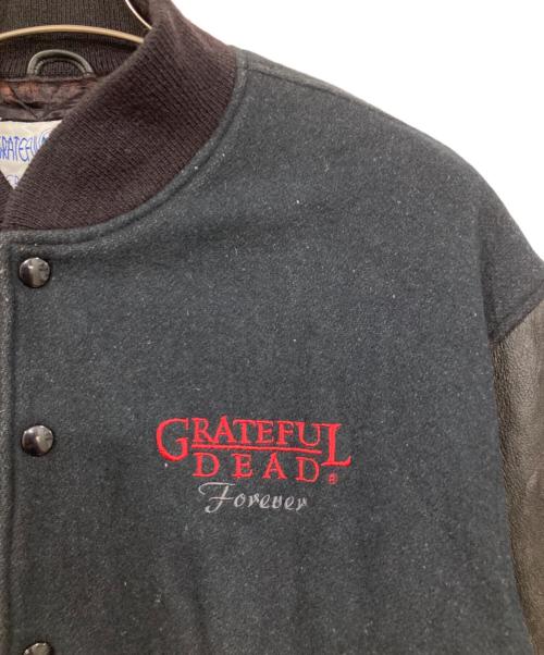 GRATEFUL DEAD（グレイトフル・デッド）GRATEFUL DEAD (グレイトフル・デッド) 90s 刺繍スタジャン ブラック サイズ:Ⅿの古着・服飾アイテム
