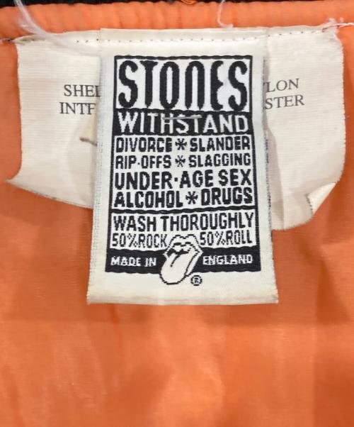 THE ROLLING STONES（ザ ローリングストーンズ）THE ROLLING STONES (ザ ローリングストーンズ) ロックバンドツアージャケット ブラック サイズ:Ⅿの古着・服飾アイテム