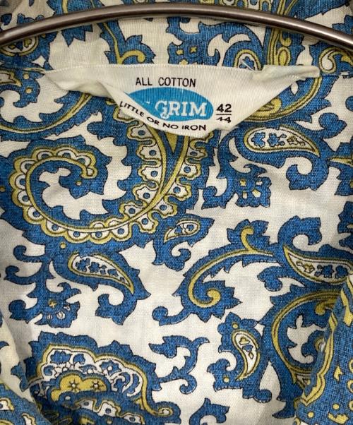 Pilgrim（ピルグリム）PILGRIM (ピルグリム) ヴィンテージパジャマシャツ ブルー サイズ:42/44の古着・服飾アイテム