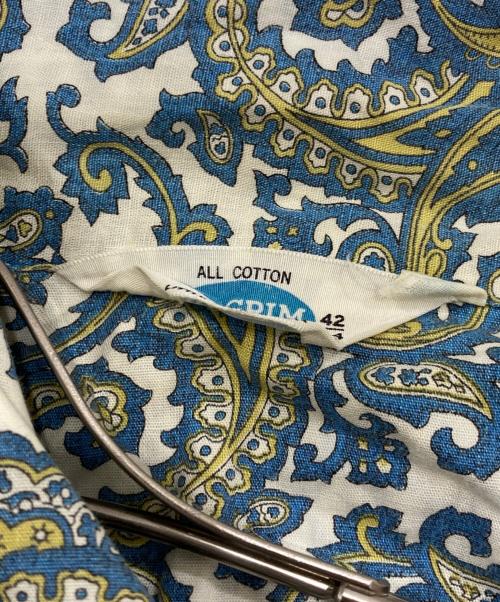 Pilgrim（ピルグリム）PILGRIM (ピルグリム) ヴィンテージパジャマシャツ ブルー サイズ:42/44の古着・服飾アイテム