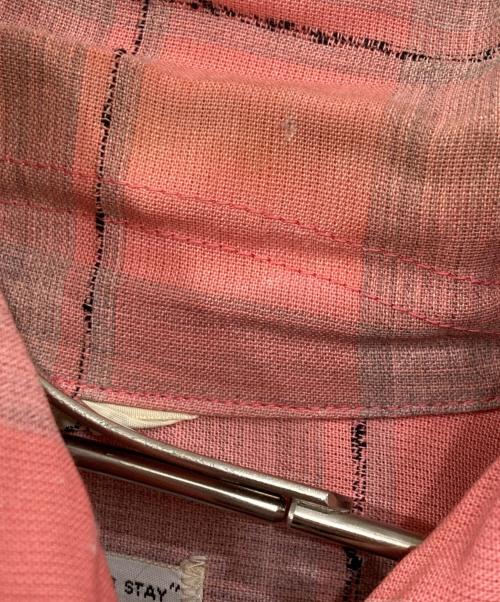 Artvogue（アートヴォーグ）Artvogue (アートヴォーグ) ヴィンテージオープンカラーシャツ ピンク サイズ:L 16-16 1/2の古着・服飾アイテム