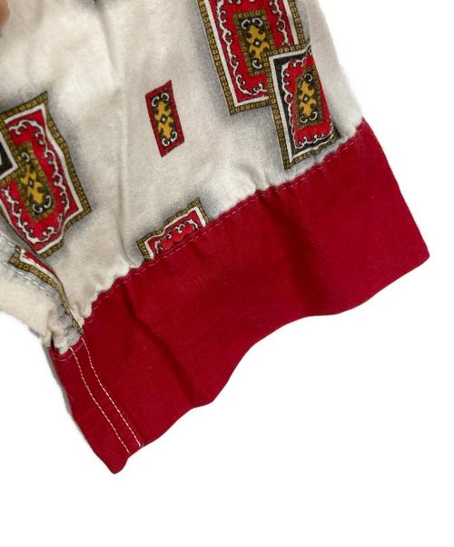 TOWN CRAFT（タウンクラフト）TOWN CRAFT (タウンクラフト) ヴィンテージ総柄パジャマシャツ ベージュ サイズ:L 42-44の古着・服飾アイテム