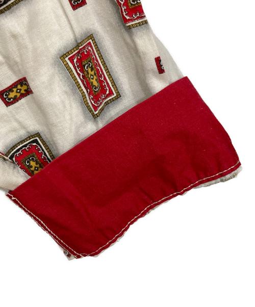 TOWN CRAFT（タウンクラフト）TOWN CRAFT (タウンクラフト) ヴィンテージ総柄パジャマシャツ ベージュ サイズ:L 42-44の古着・服飾アイテム