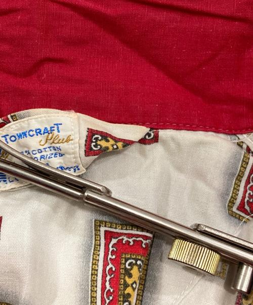 TOWN CRAFT（タウンクラフト）TOWN CRAFT (タウンクラフト) ヴィンテージ総柄パジャマシャツ ベージュ サイズ:L 42-44の古着・服飾アイテム