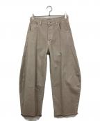 Whim Gazetteウィムガゼット）の古着「ピグメントダイカーブパンツ」｜ベージュ