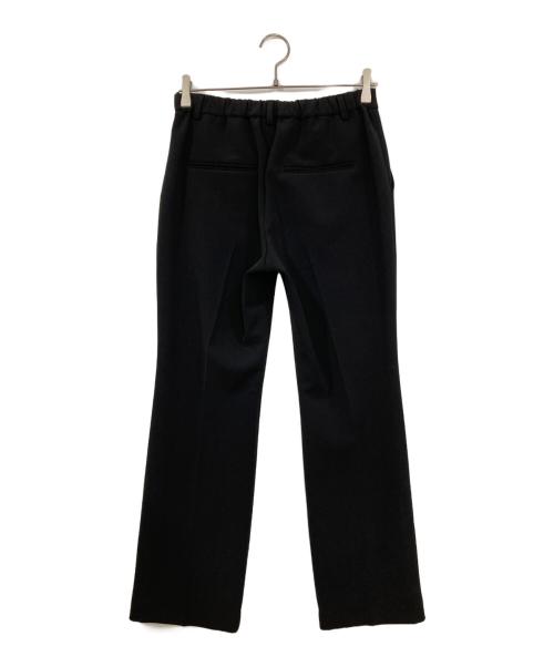 Whim Gazette（ウィムガゼット）Whim Gazette (ウィムガゼット) フロントスリットパンツ ブラック サイズ:38の古着・服飾アイテム
