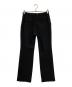 Whim Gazette (ウィムガゼット) フロントスリットパンツ ブラック サイズ:38：13000円