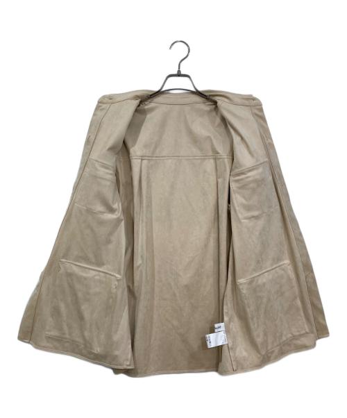 THE PAUSE（ザポーズ）THE PAUSE (ザポーズ) フェイクスエードサファリジャケット ベージュ サイズ:FREEの古着・服飾アイテム