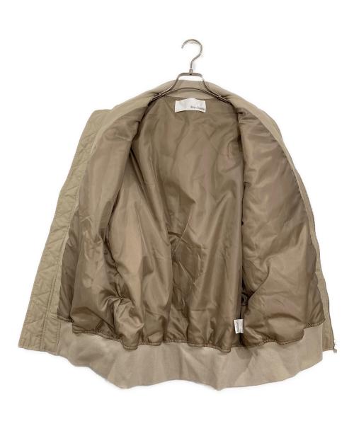 Whim Gazette（ウィムガゼット）Whim Gazette (ウィムガゼット) ナイロンツイルMA-1 ベージュ サイズ:FREEの古着・服飾アイテム