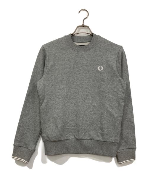 FRED PERRY（フレッドペリー）FRED PERRY (フレッドペリー) Crew Neck Sweatshirt グレー サイズ:Sの古着・服飾アイテム