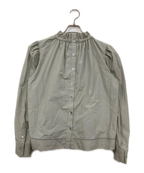 St.cecilia（セントセシリア）St.cecilia (セントセシリア) スイートピーブラウスL/S グレー サイズ:FREEの古着・服飾アイテム