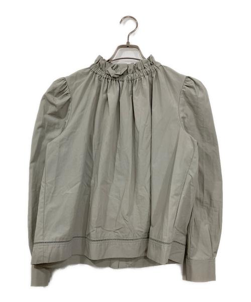 St.cecilia（セントセシリア）St.cecilia (セントセシリア) スイートピーブラウスL/S グレー サイズ:FREEの古着・服飾アイテム