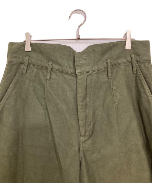 Porter Classic（ポータークラシック）Porter Classic (ポータークラシック) MOLESKIN CLASSIC PANTS グリーン サイズ:Lの古着・服飾アイテム