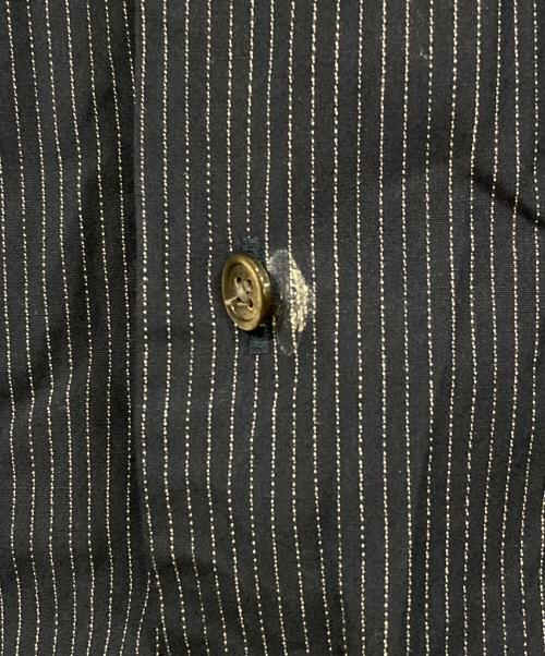 Porter Classic（ポータークラシック）Porter Classic (ポータークラシック) ROLL UP PIN STRIPE SHIRT ネイビー サイズ:Lの古着・服飾アイテム