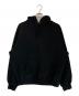Supreme（シュプリーム）の古着「23FW Satin Applique Hooded Sweatshirt」｜ブラック