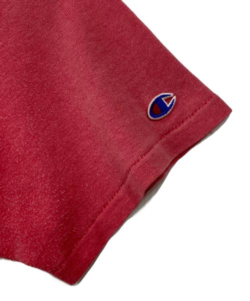 Champion（チャンピオン）Champion (チャンピオン) ヴィンテージ襤褸Tシャツ レッド サイズ:Lの古着・服飾アイテム