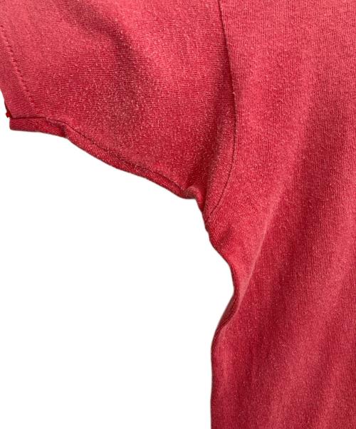 Champion（チャンピオン）Champion (チャンピオン) ヴィンテージ襤褸Tシャツ レッド サイズ:Lの古着・服飾アイテム