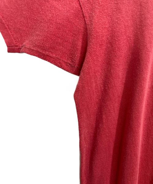 Champion（チャンピオン）Champion (チャンピオン) ヴィンテージ襤褸Tシャツ レッド サイズ:Lの古着・服飾アイテム