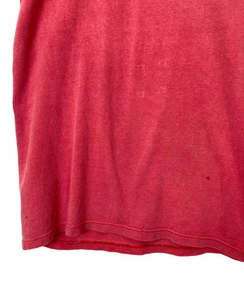 Champion（チャンピオン）Champion (チャンピオン) ヴィンテージ襤褸Tシャツ レッド サイズ:Lの古着・服飾アイテム