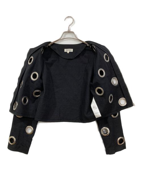 GHOSPELL（ゴスペル）GHOSPELL (ゴスペル) EYELET JACKET ブラック サイズ:Sの古着・服飾アイテム