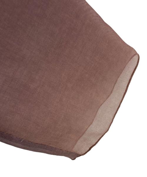 LEINWANDE（ラインヴァンド）LEINWANDE (ラインヴァンド) Claudiu Sheer Print Top ブルー サイズ:FREEの古着・服飾アイテム