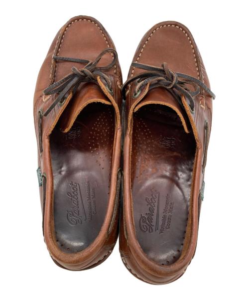 PARABOOT（パラブーツ）PARABOOT (パラブーツ) デッキシューズ ブラウン サイズ:8 1/2の古着・服飾アイテム