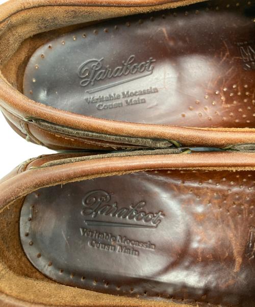 PARABOOT（パラブーツ）PARABOOT (パラブーツ) デッキシューズ ブラウン サイズ:8 1/2の古着・服飾アイテム