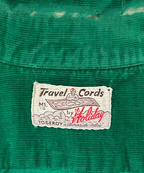 holiday（ホリデー）Holiday (ホリデー) ヴィンテージコーズシャツ グリーン サイズ:16の古着・服飾アイテム