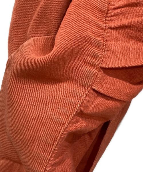 LANCER（ランサーズ）LANCER (ランサーズ) レーヨンギャバループカラーシャツ オレンジ サイズ:16 1/2の古着・服飾アイテム